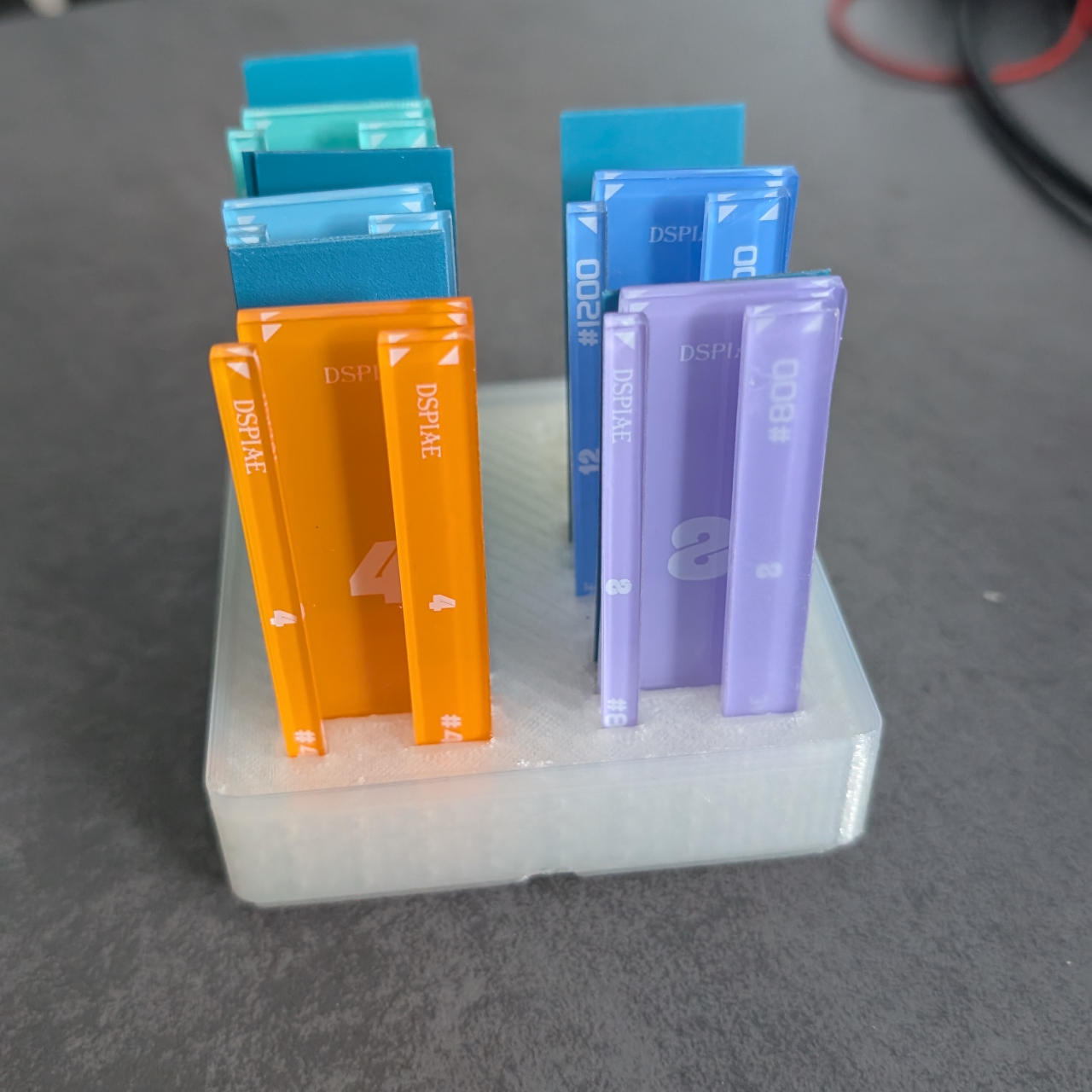 Gridfinity Holder for DSPIAE Acryl Sanding Pads