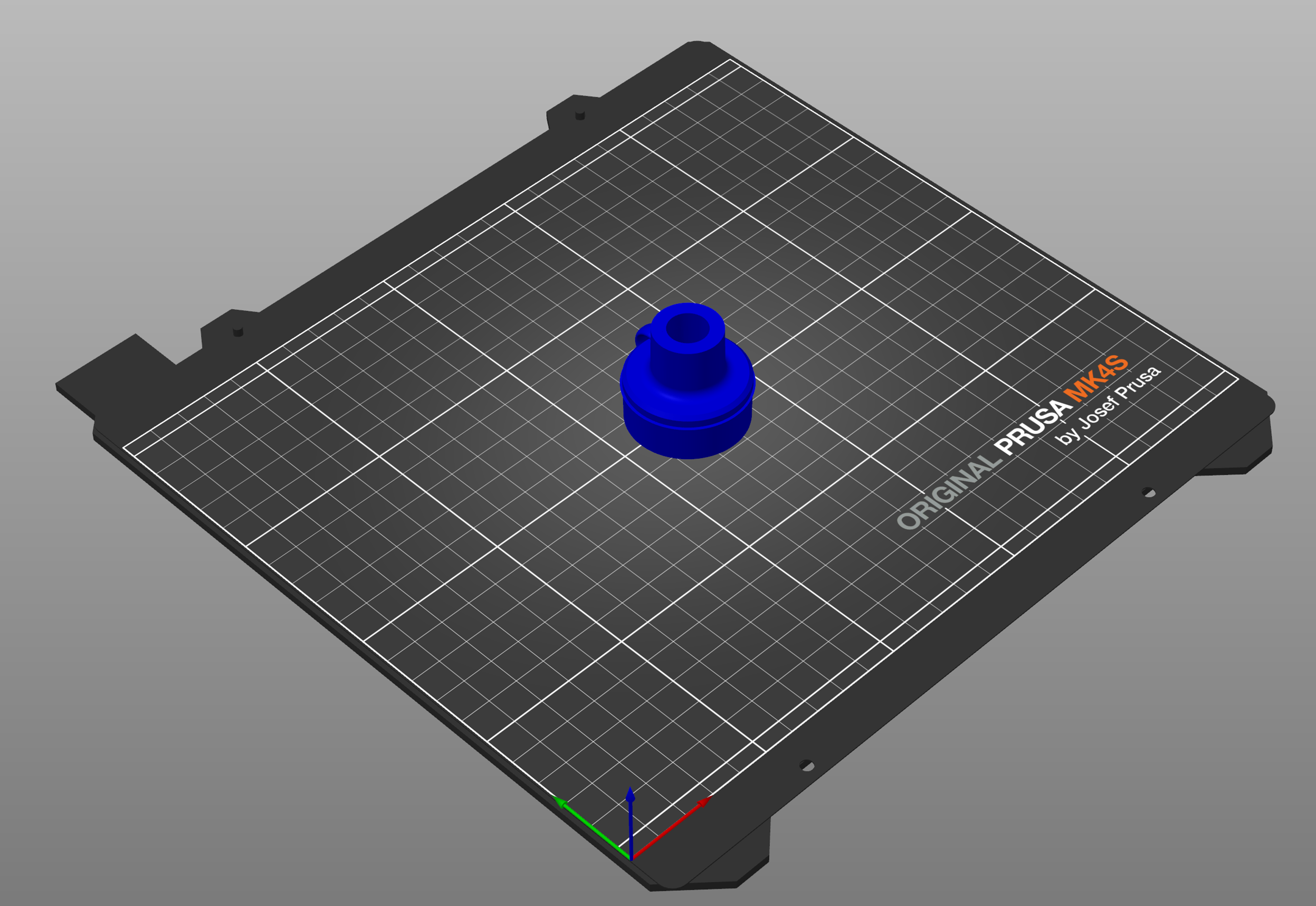 Foot pump for blue or yellow - TPU or PETG