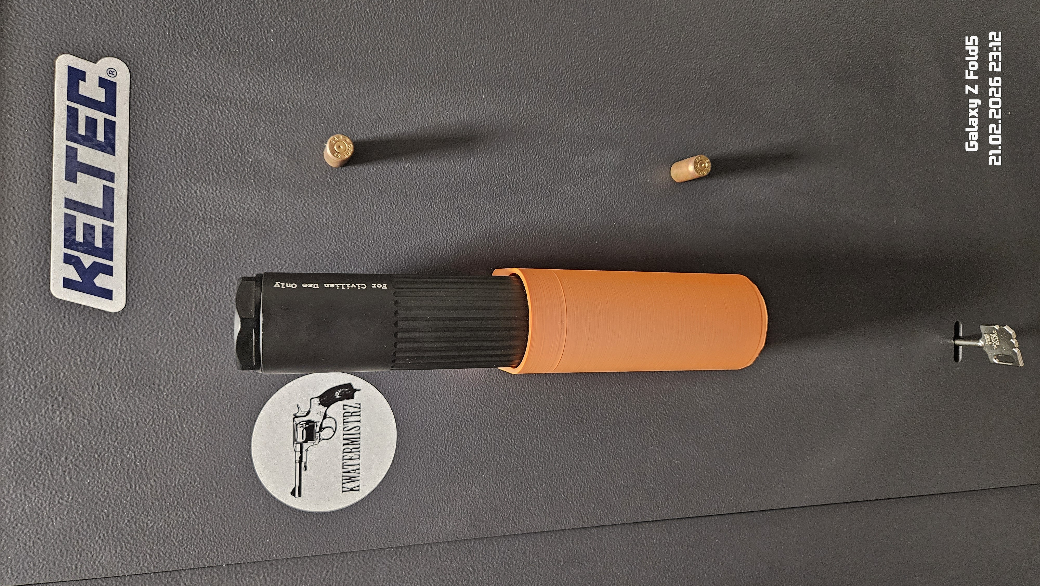 Magnetic holder for Huglu Mohac silencer