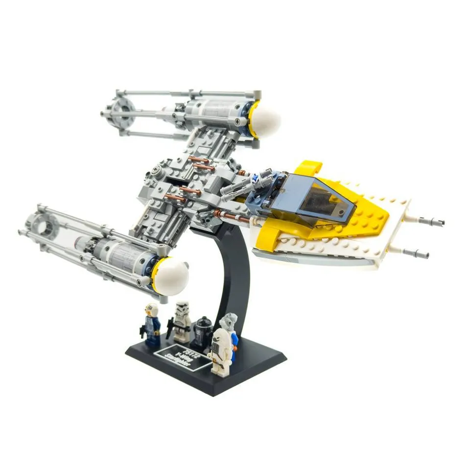 Display Stand for LEGO Star Wars Y-Wing Pack 75249 75172 8037