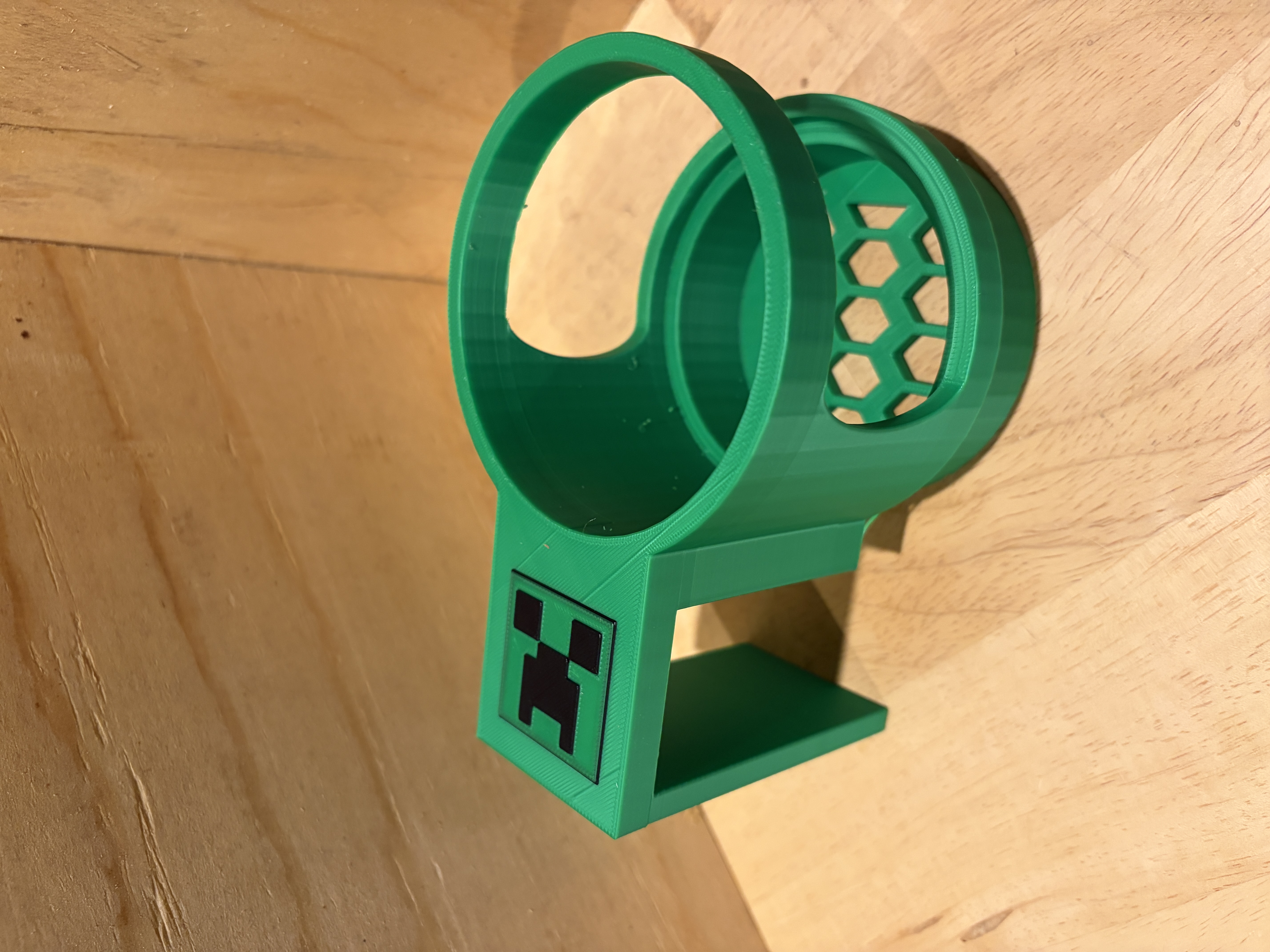 Minecraft Creeper Water Bottle Holder - Fits a 2x4
