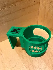 Minecraft Creeper Water Bottle Holder - Fits a 2x4