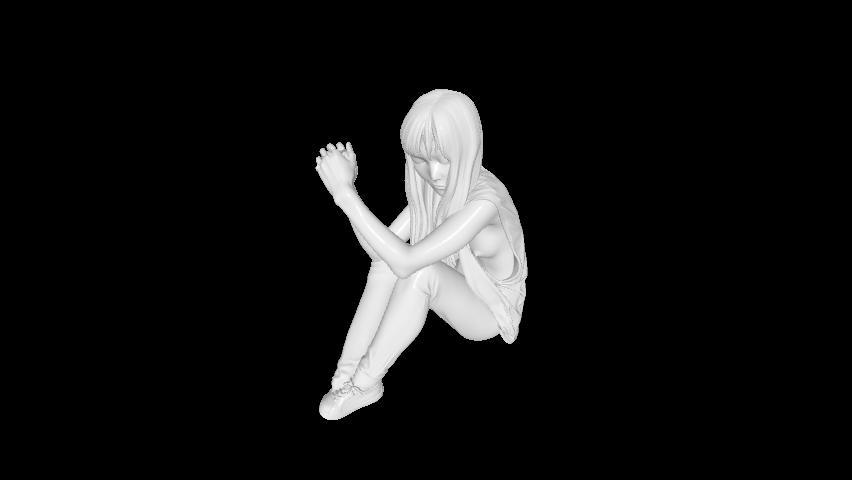 woman sitting