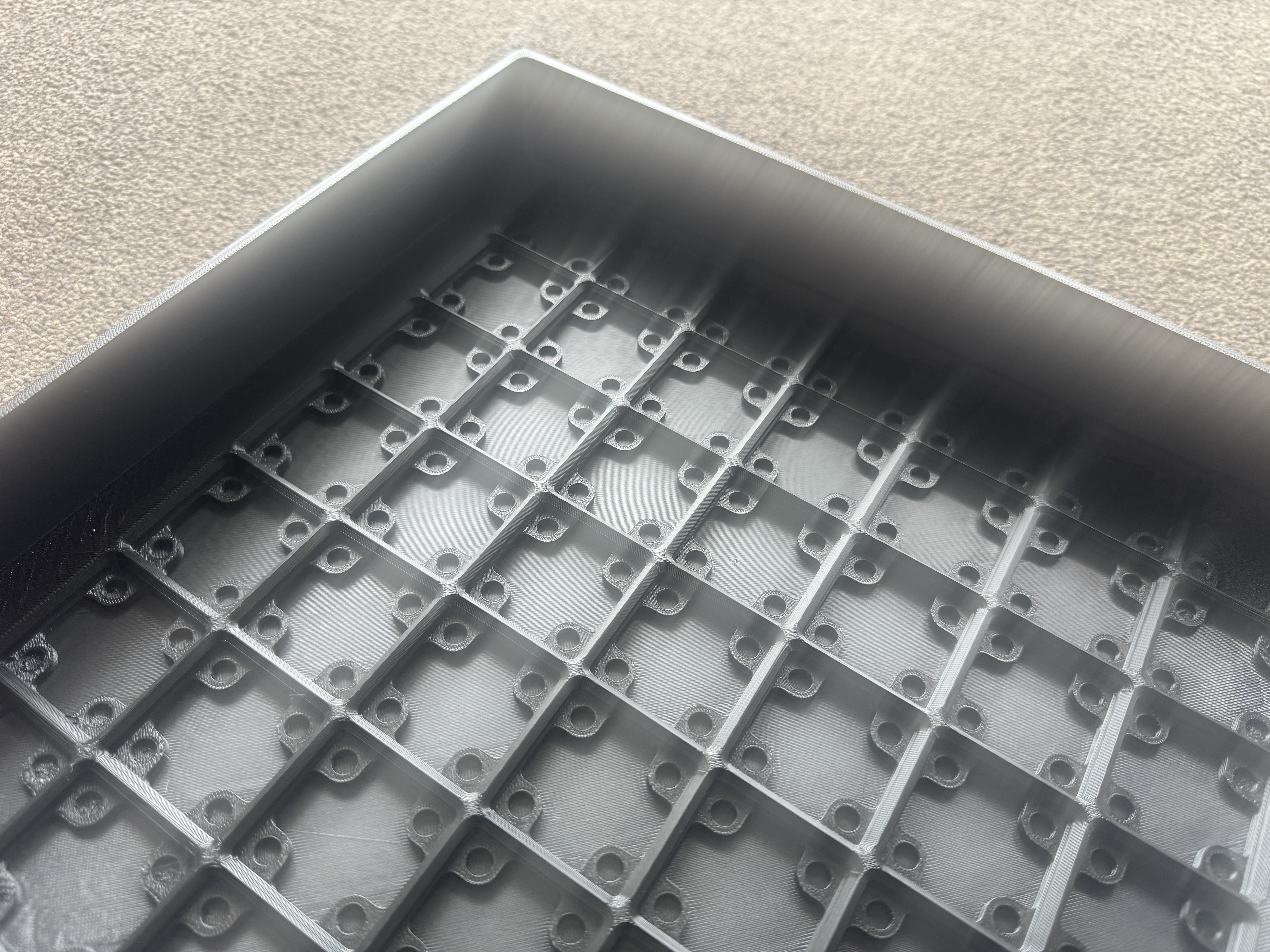 Desk Drawer 350mm x 350mm with Gridfinity