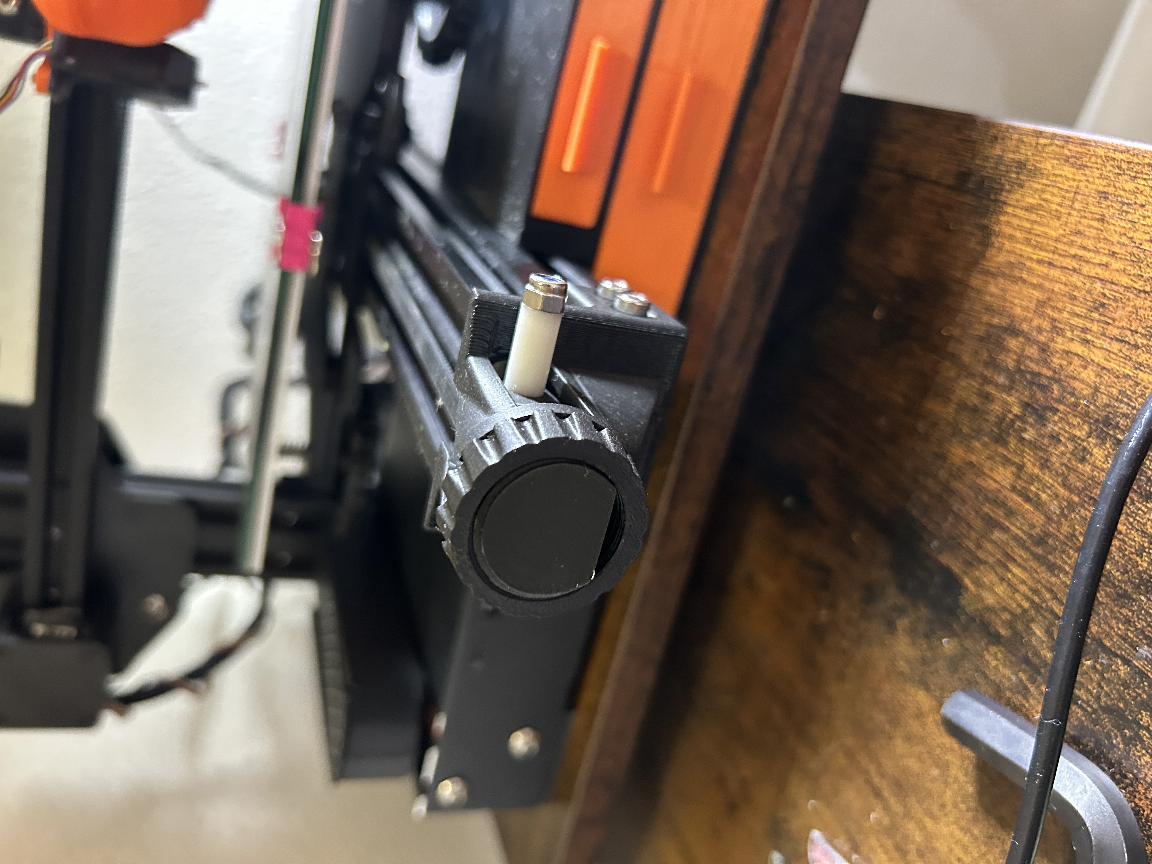 Ender 3 pro Y / Z axis 4040 extrusion Belt Tensioner Screw(Horizontal Printing) Anti-Crossthreading Remix 3D model thumbnail