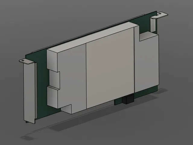 Accurate 3D model of the  AMD BC-250 board