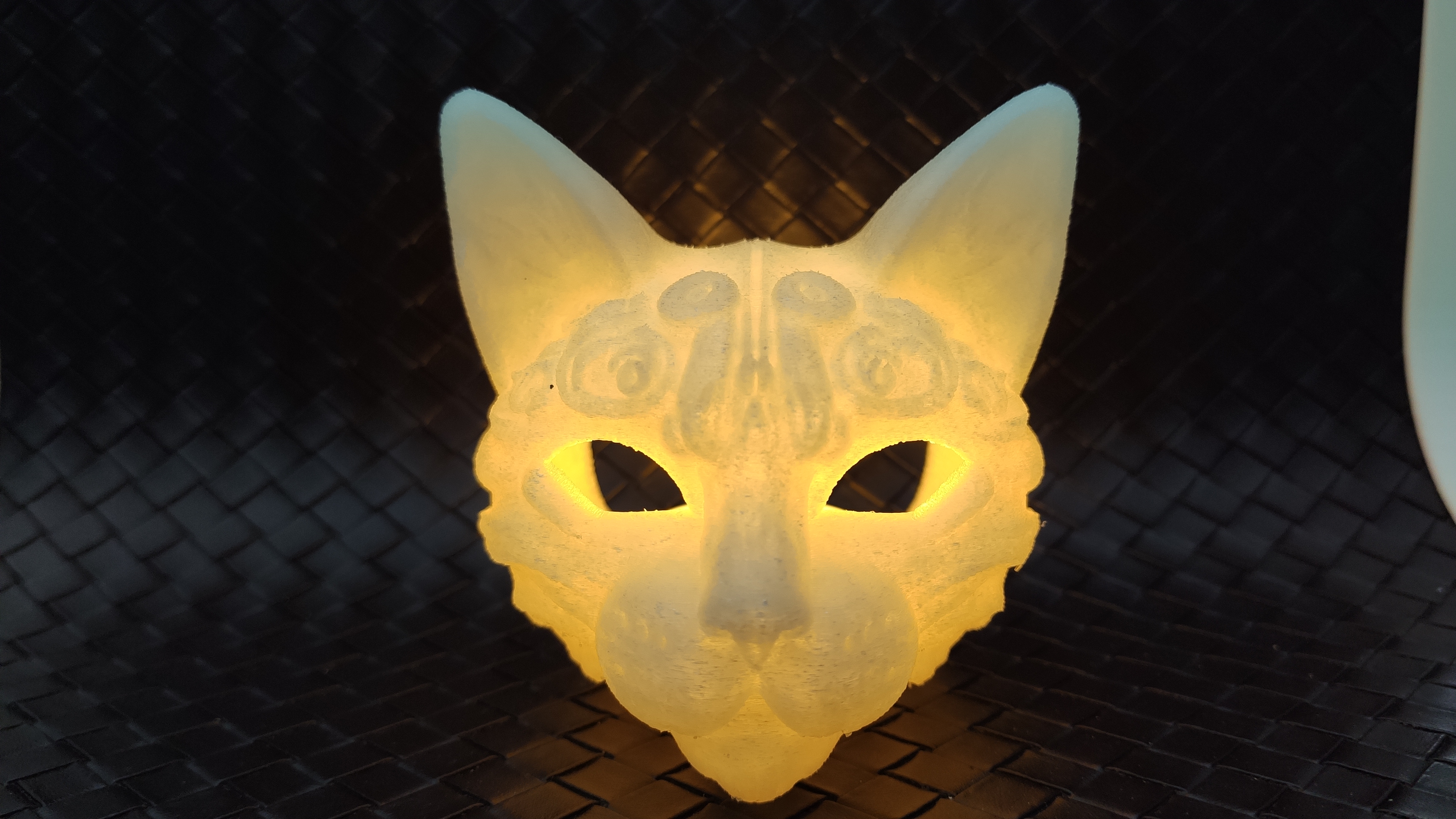 Cat Head - LED tea light holder