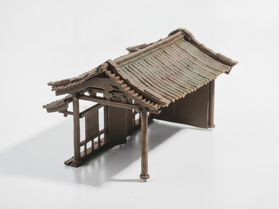Chinese Traditional House Architecture 3D Printable