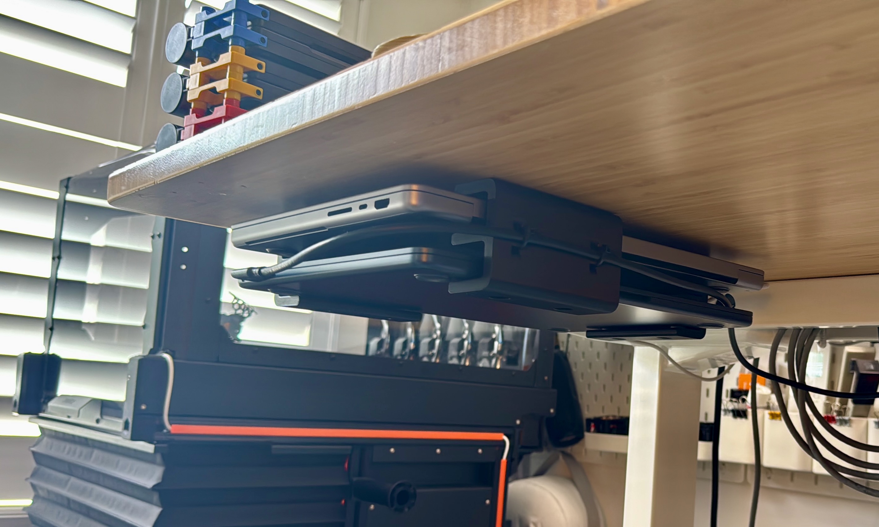 Dual Under-desk Laptop Mount