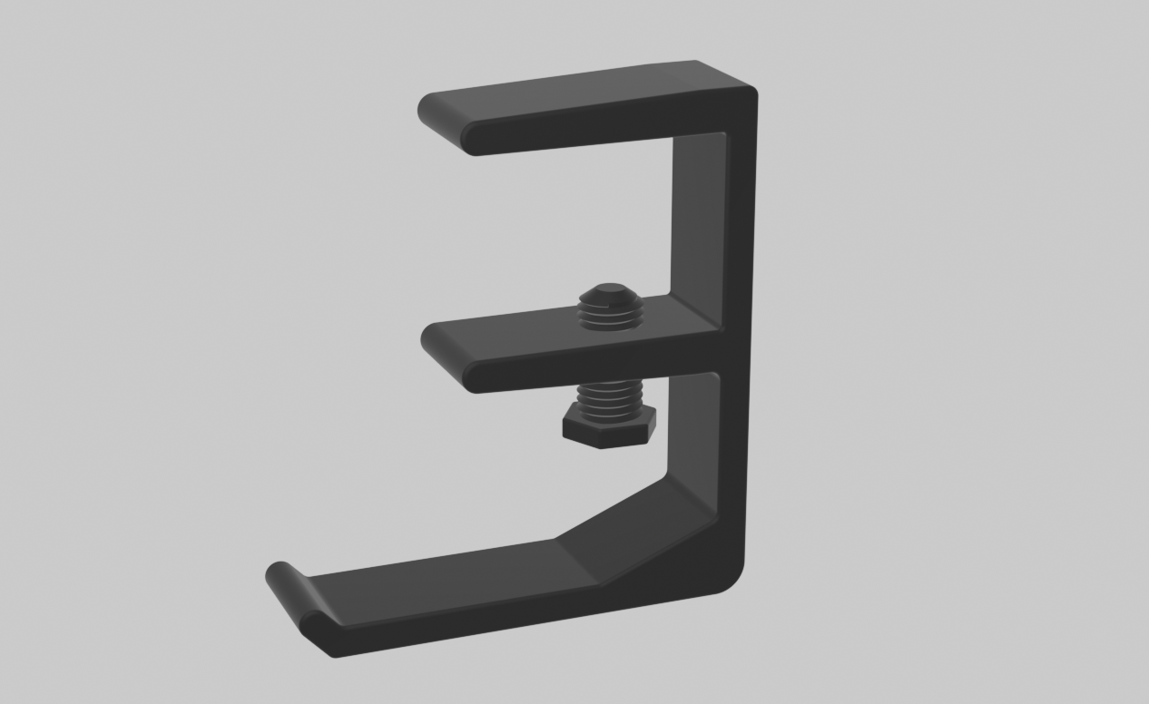 Under-Desk Headset Holder