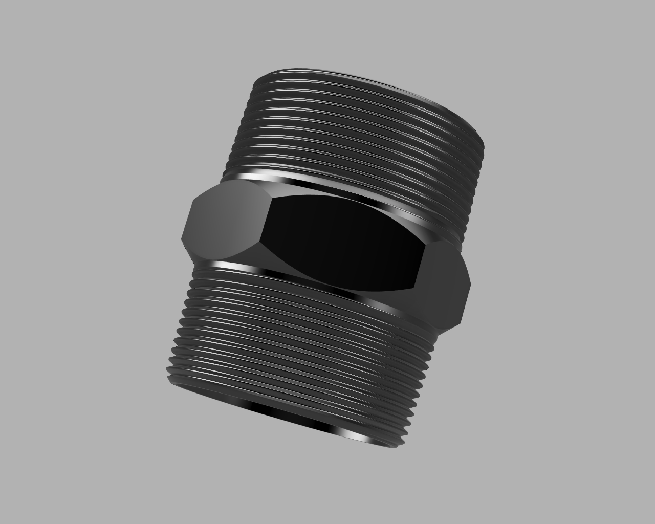 2 inch / 50 mm BSPT thread pipe nipple