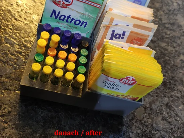 Backzutaten Organizer / baking ingredient organizer
