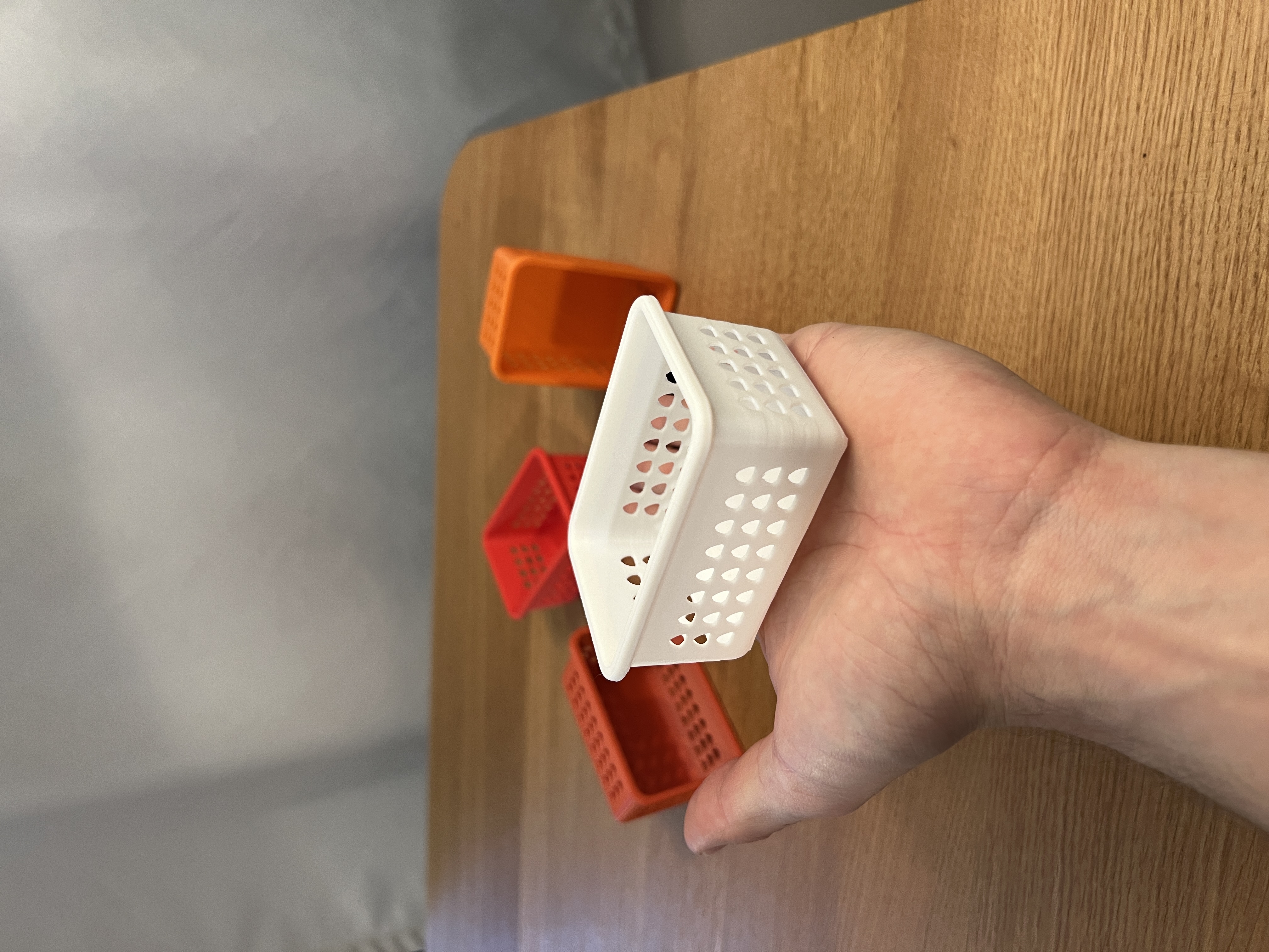 Miniatura 2 do modelo 3D Stackable Laudry Basket Storage Box