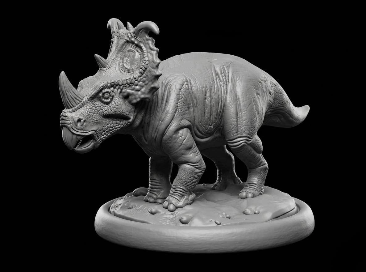 Pachyrhinosaurus Statue