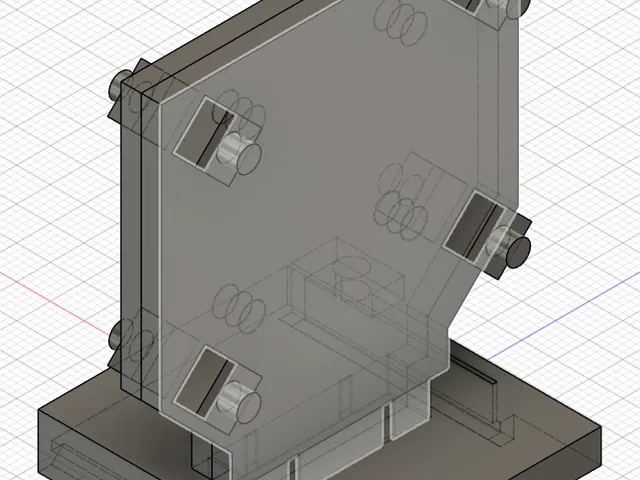DIN Rail Mount for 2× W1209 Thermostat Modules (Back-to-Back, Support-Free)