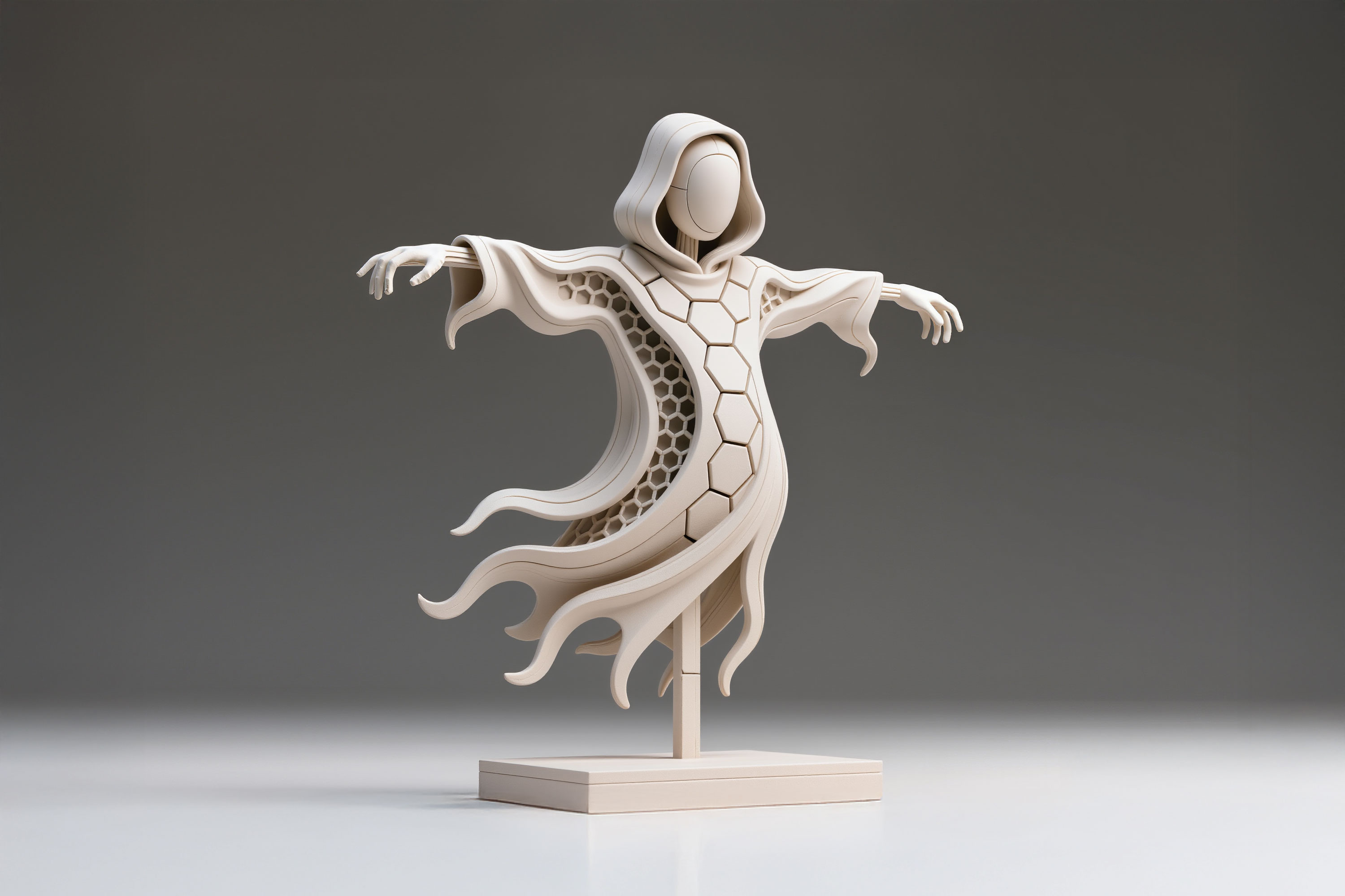 Vogelscheuche, Hexa Sculpture (Halloween)