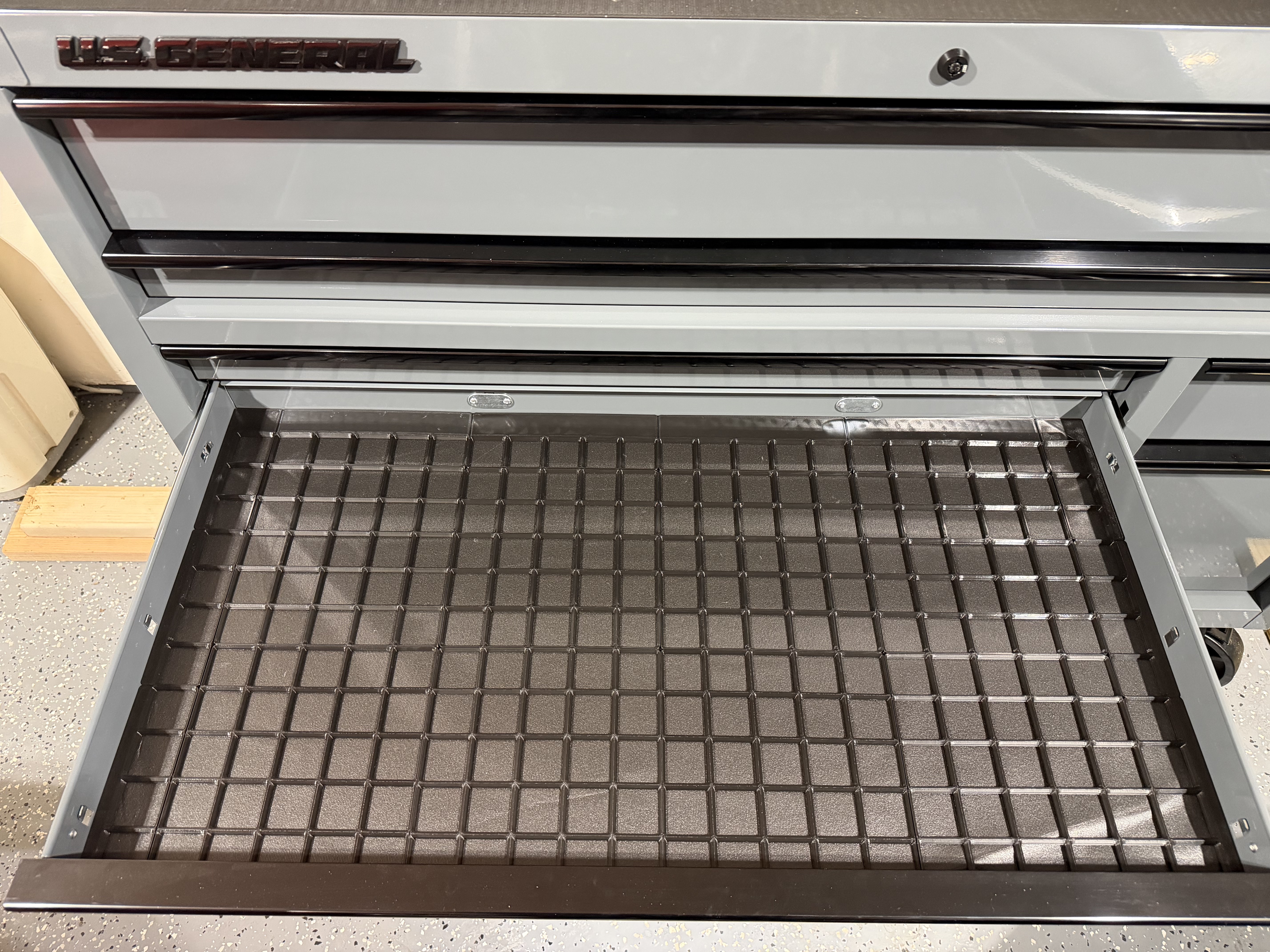 56" US General Gridfinity Baseplates - Partial Length Drawers