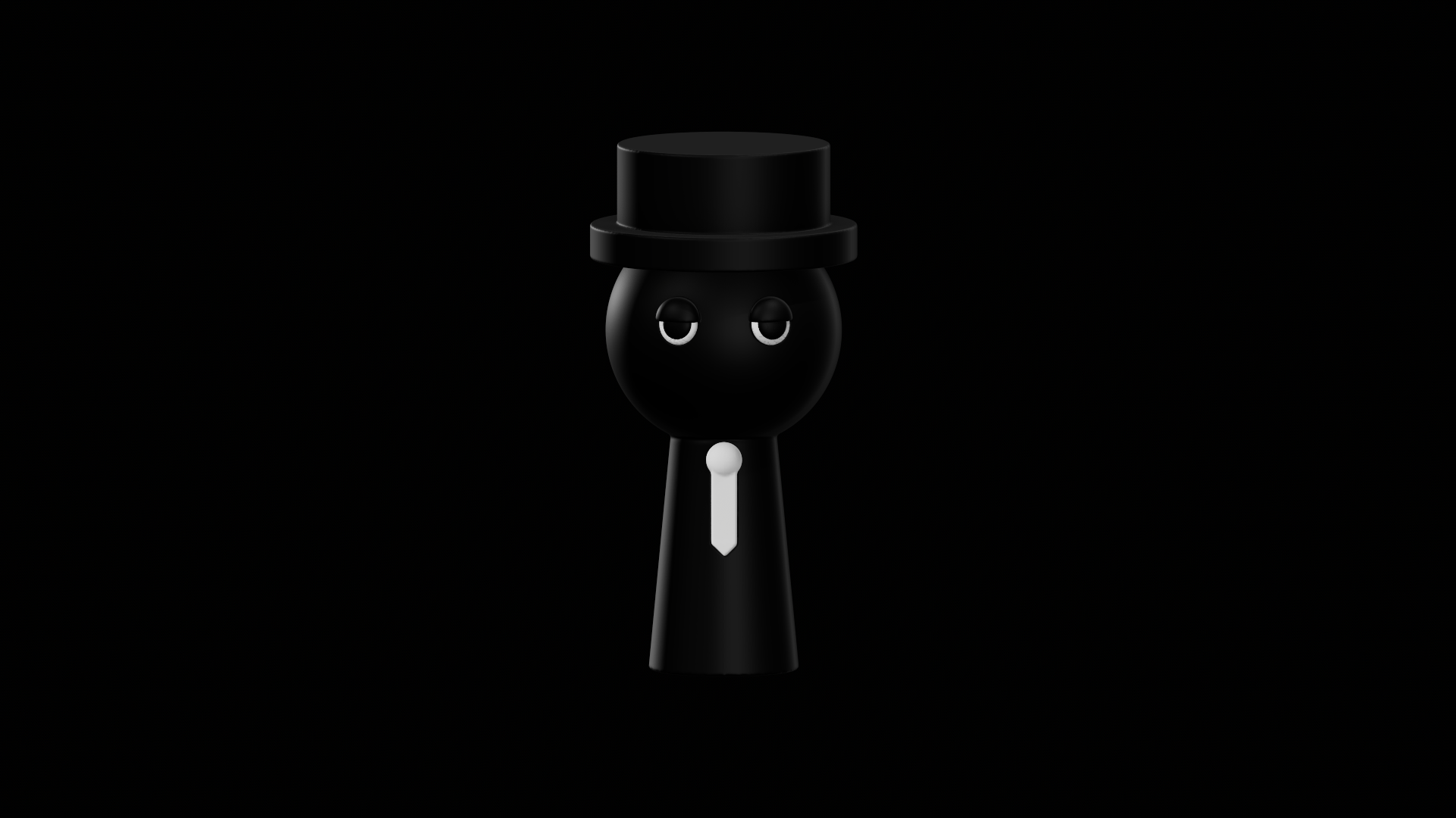Sprunki Black – Multicolor 3D Printable Character