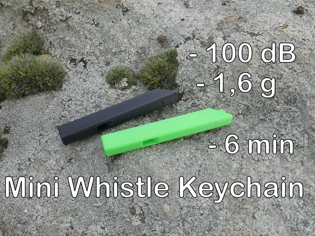 Whistle Keychain – 100 dB (Compact Design)