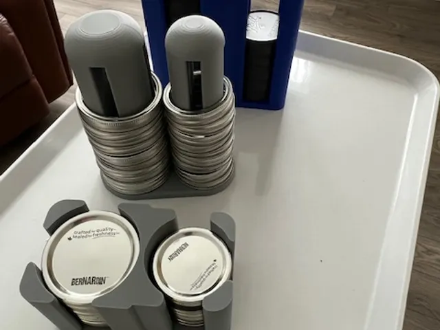 Mason Jar Lid Organizers