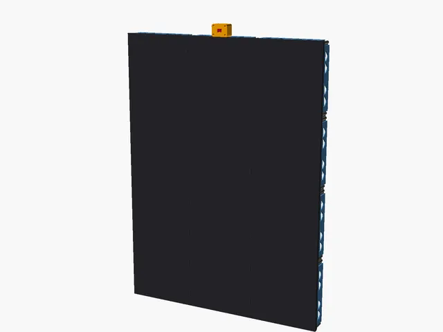 Modular 3×4 frame for P4 64×64 LED panels (256 mm) – Raspberry Pi inside.