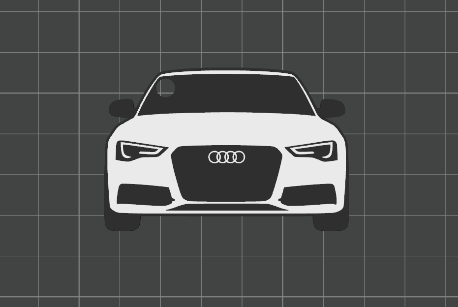 Car Keychain - Audi A5 (gen. 8T)