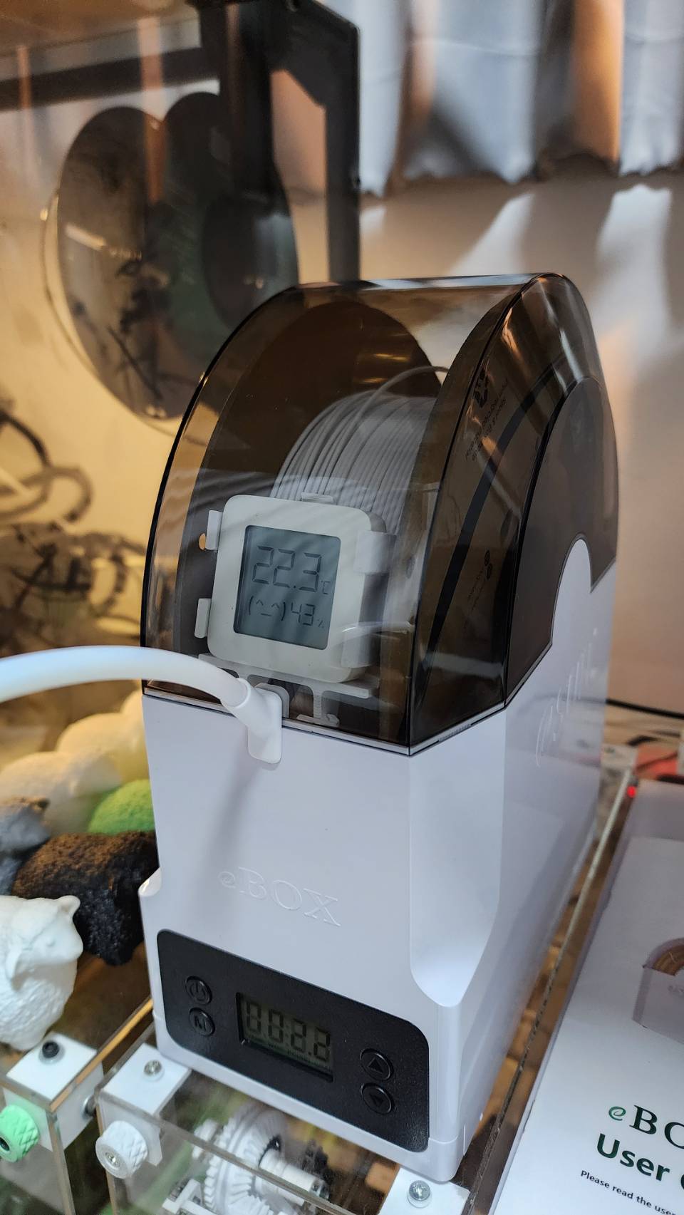 eSUN eBOX lite Dry Box - Xiaomi Thermo Holder (developed)