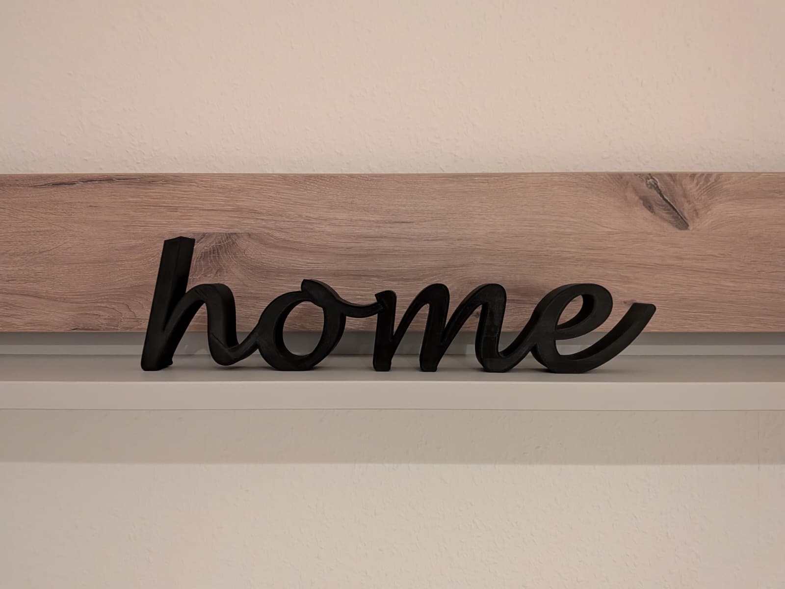 Home Script Sign | Elegant Cursive Decor (430mm)