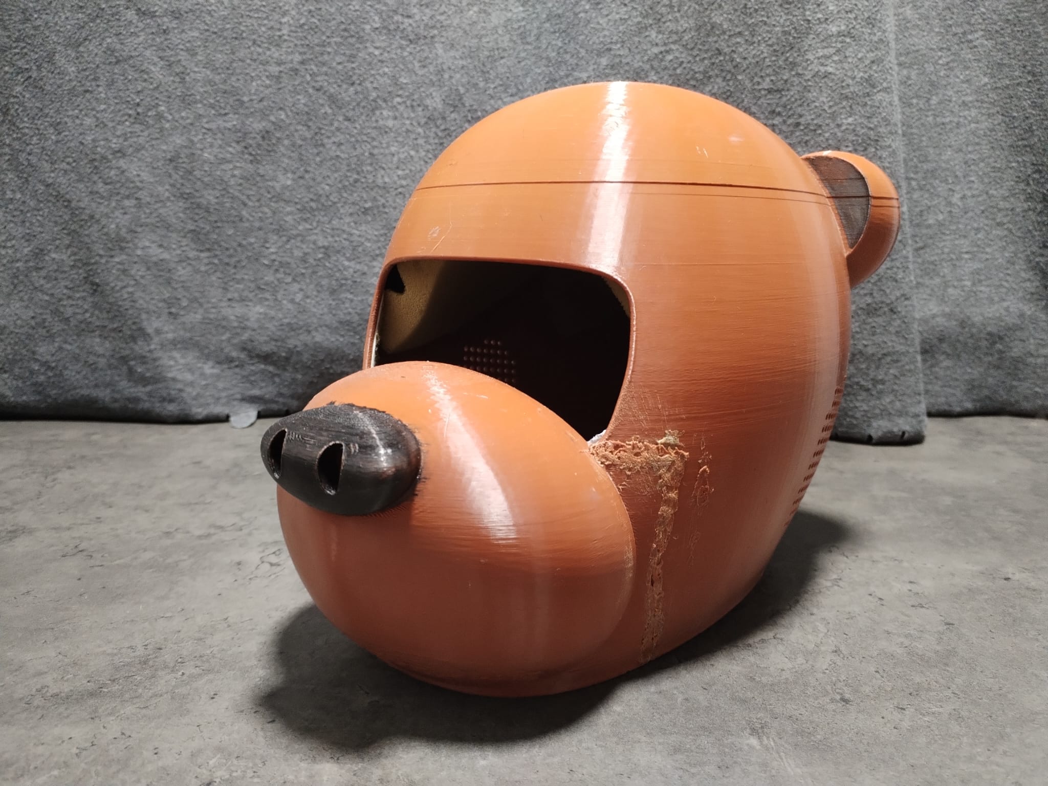 Bear Kids FullHead Helmet 3D model
