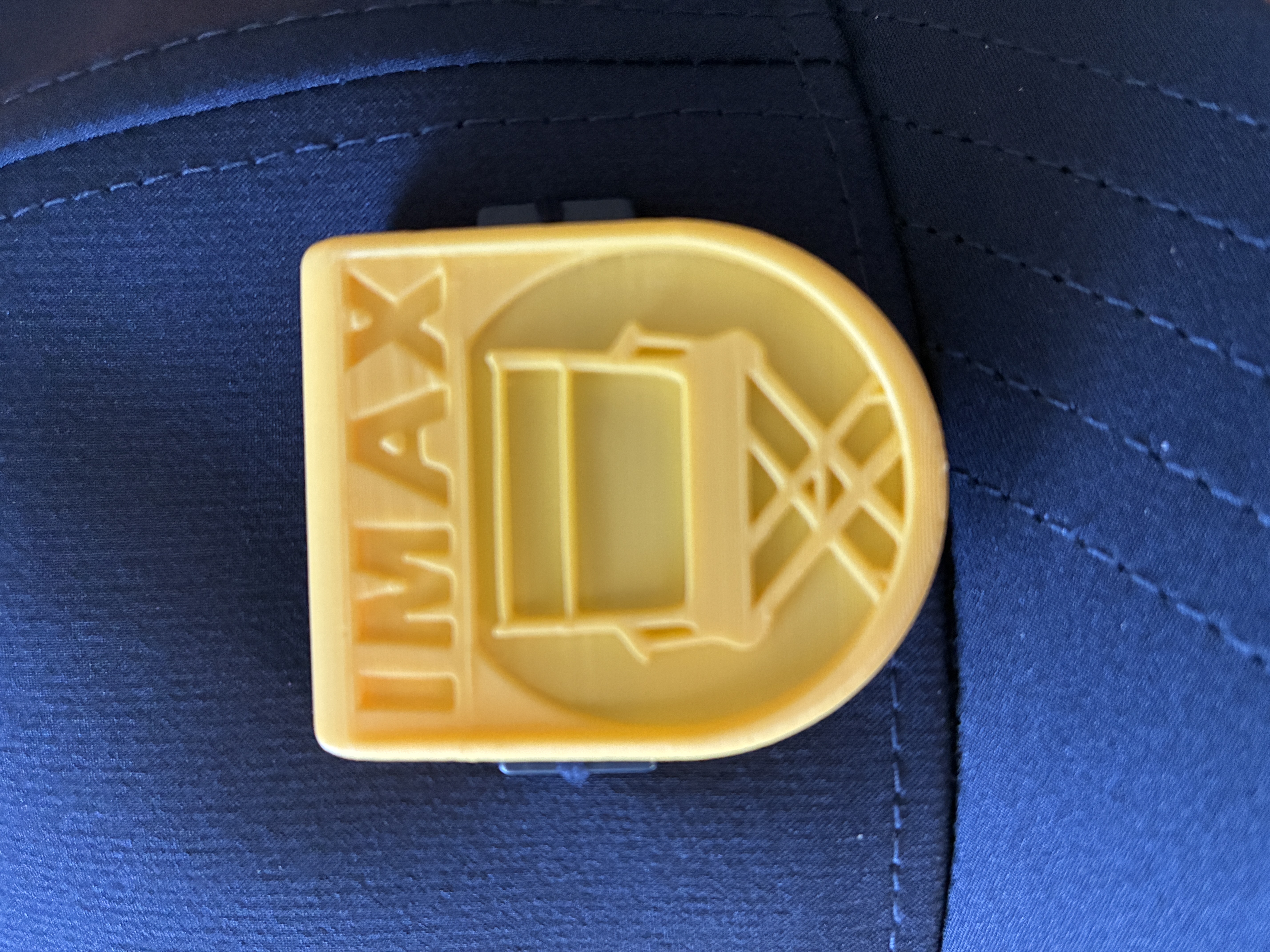 IMAX Director hat clip on