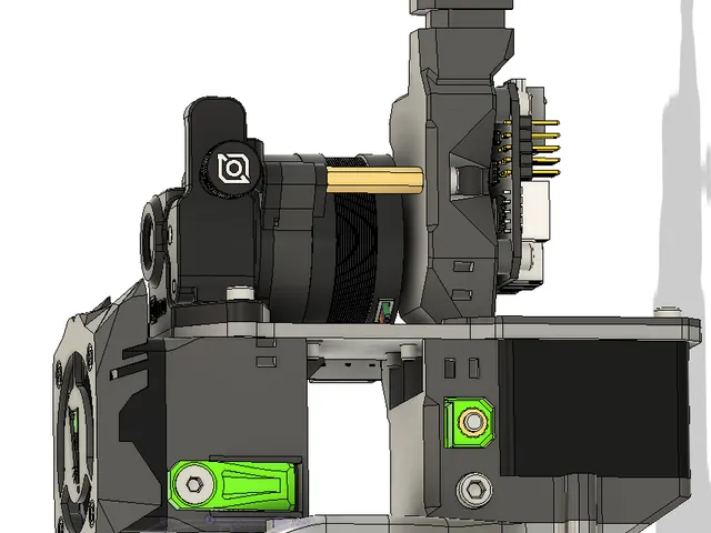 Ratrig toolhead with modified fan duct for vcore 3.1 (better cooling) Apus 2 extruder