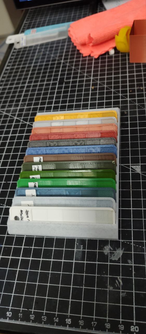 Display for Filament Color Sample