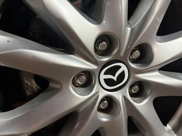 mazda logo 57 mm wheel cap