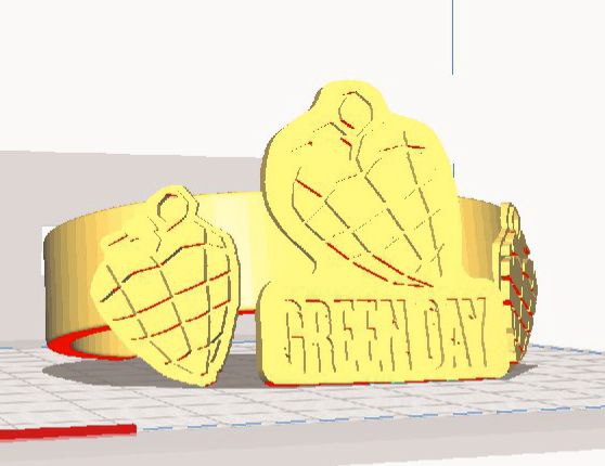 Green day's  american idiot   bracelet!