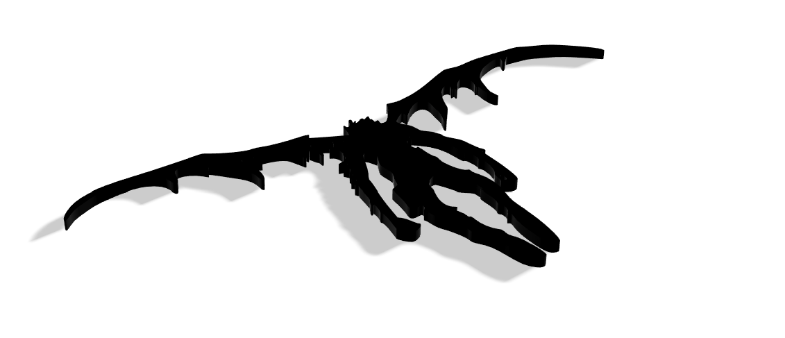 Miniatura 2 do modelo 3D Ryuk from Death Note Decor