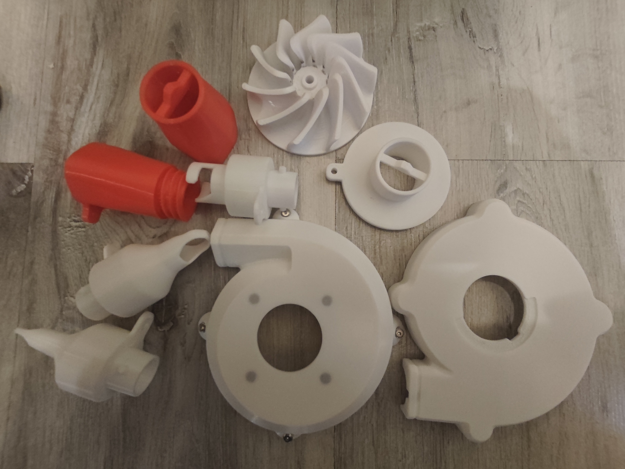 Miniatura 18 do modelo 3D Air pump from small angle grinder