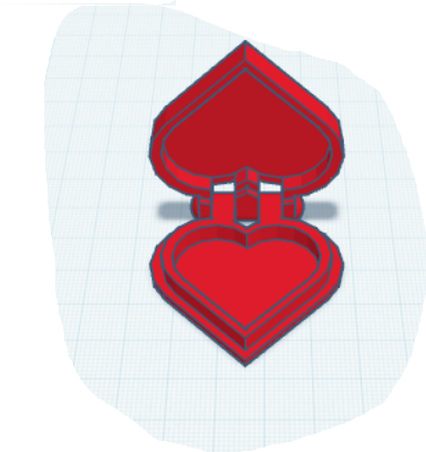 heart hinged box