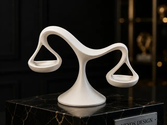 Abstract Zodiac Libra Statue