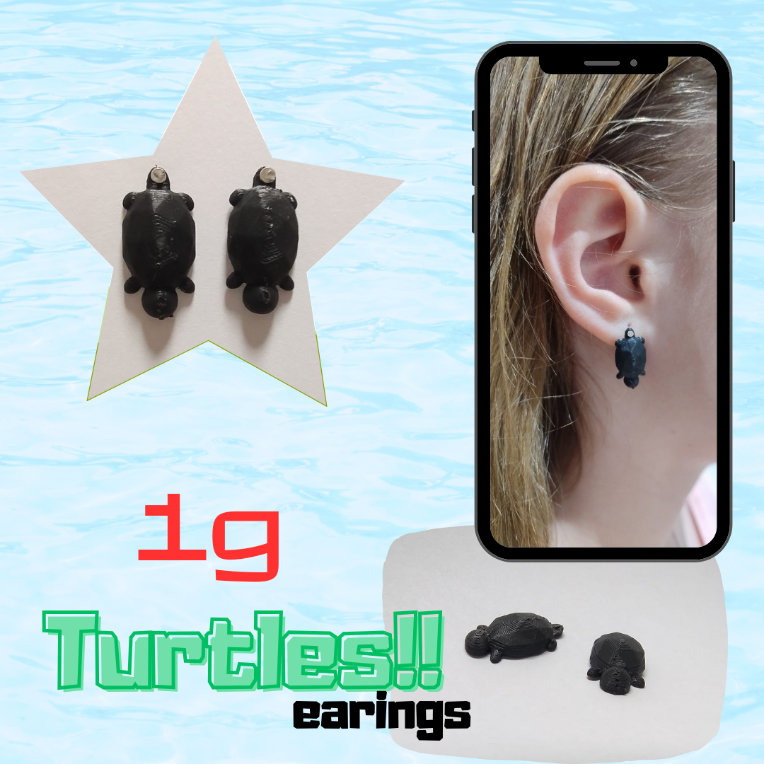 Turtle earings