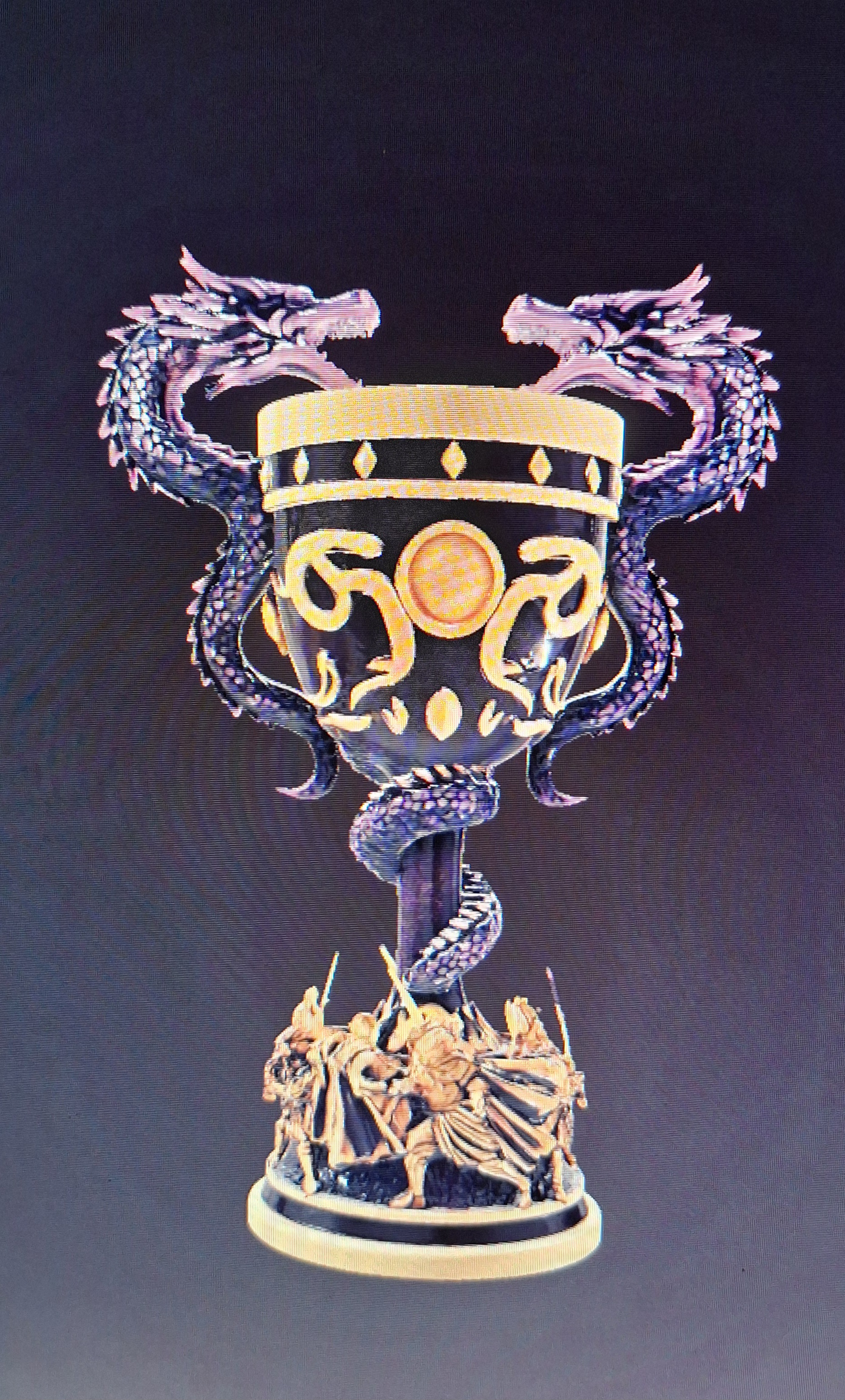 Dragons and Warriors Chalice