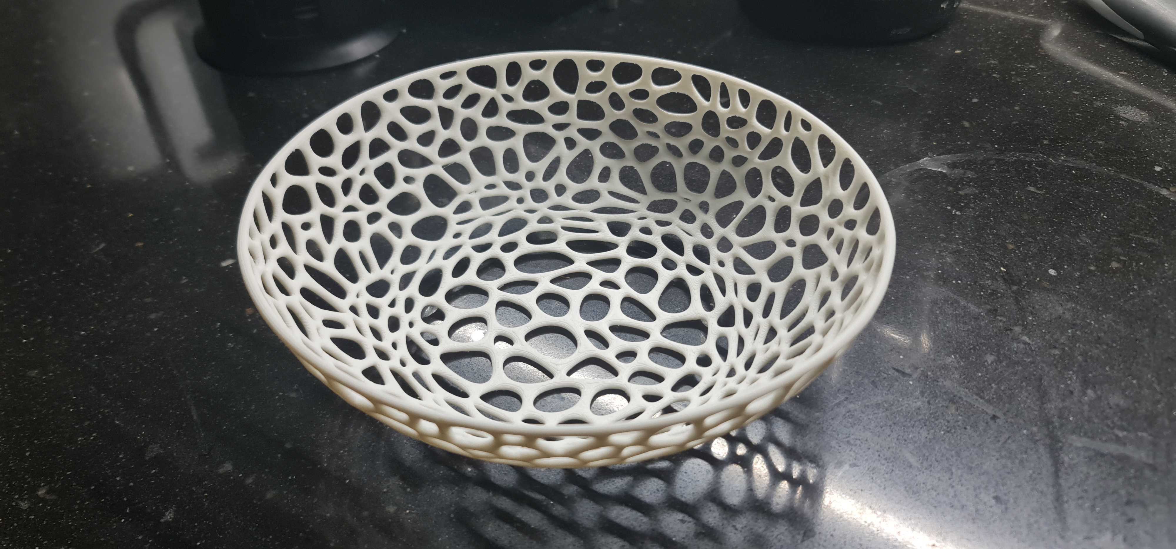 Voronoi Bowl - Flat bottom