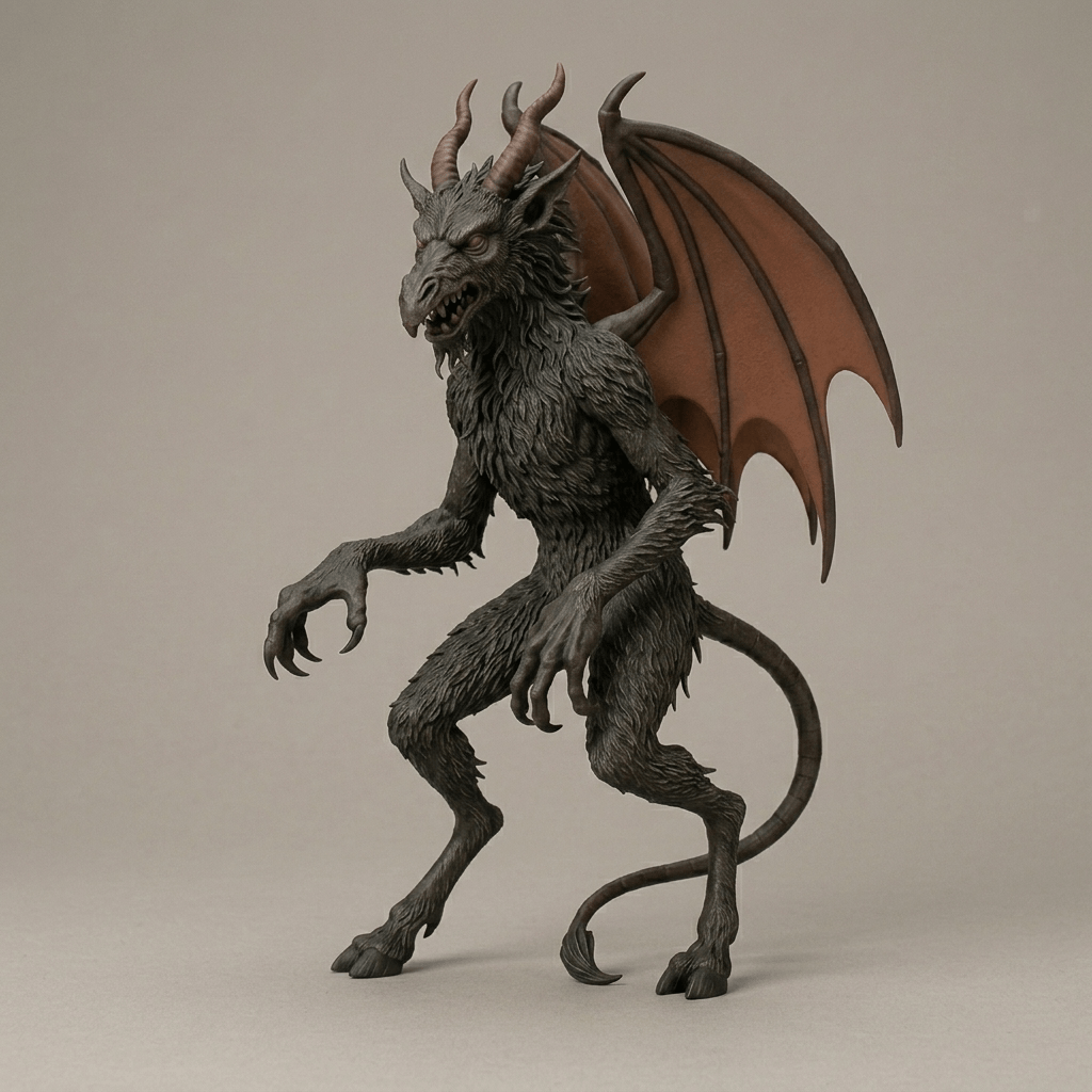Paranormal Mystery Art - Cryptids - The Jersey Devil