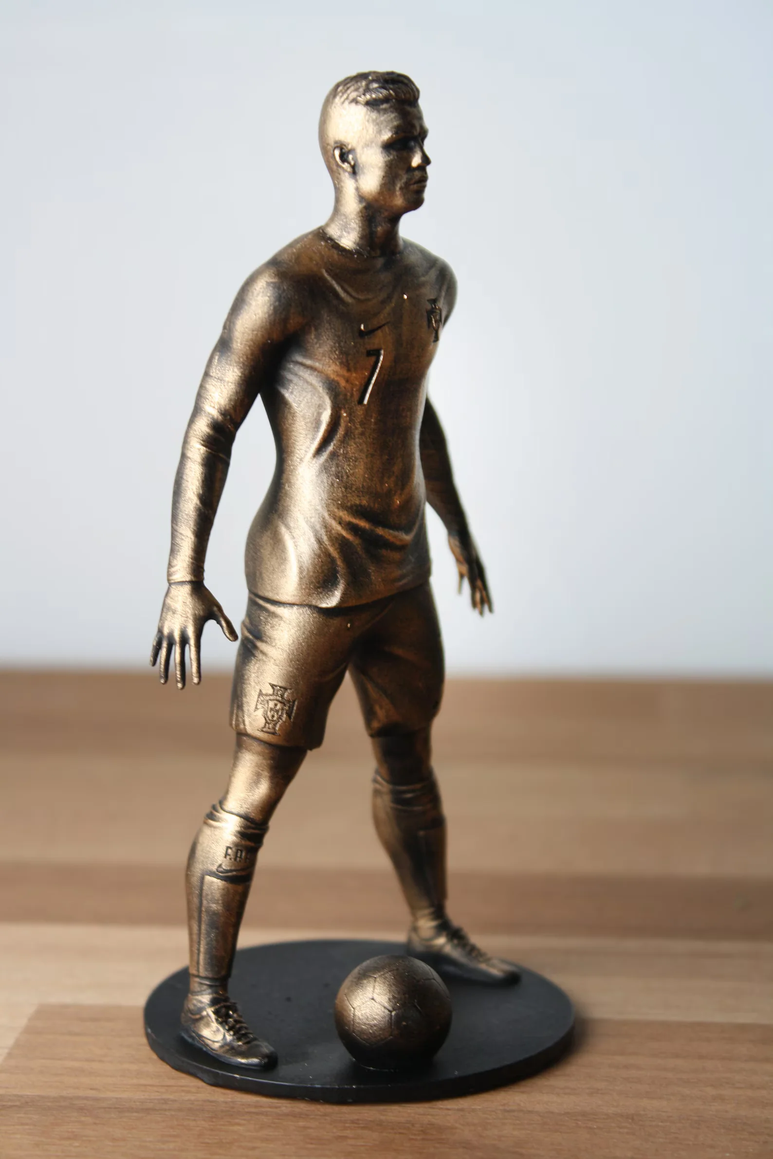 Ronaldo Statue Football
