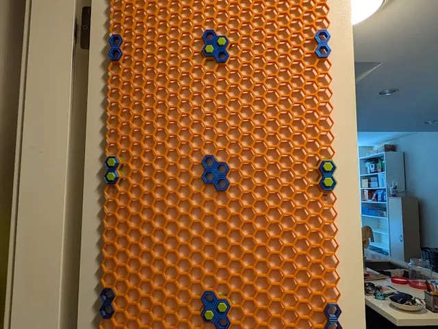 Honeycomb Storage Wall Adhesive Mounts