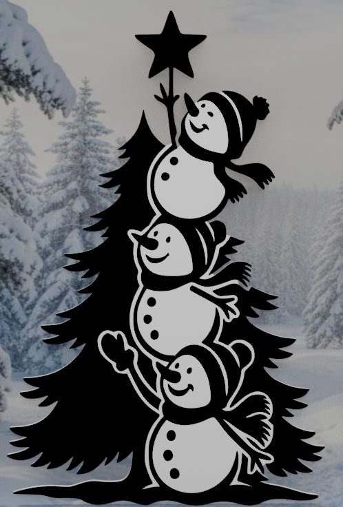 A pile of snowmen