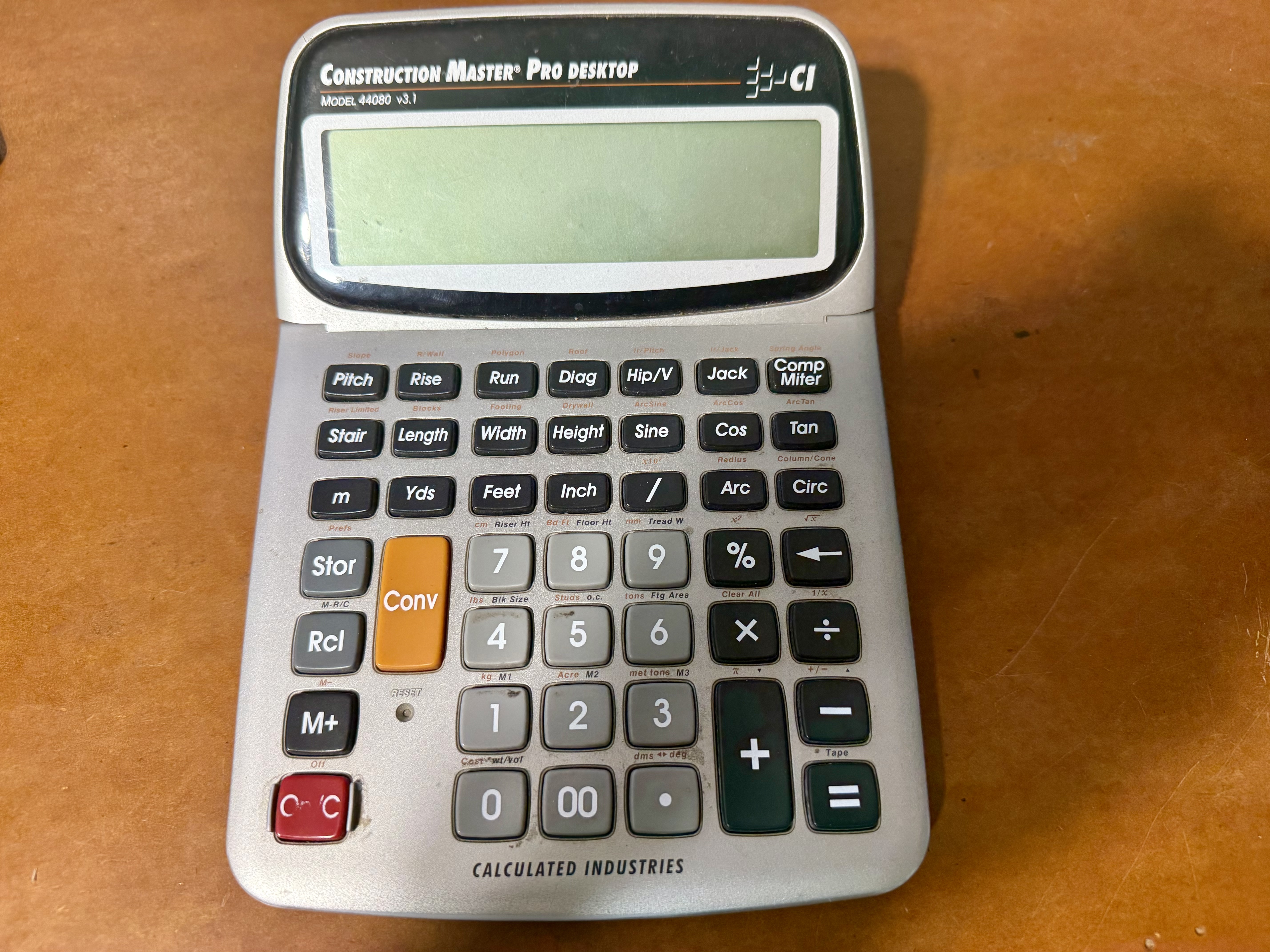 Construction Master Pro Desktop Calculator - Battery cover — thumbnail 2