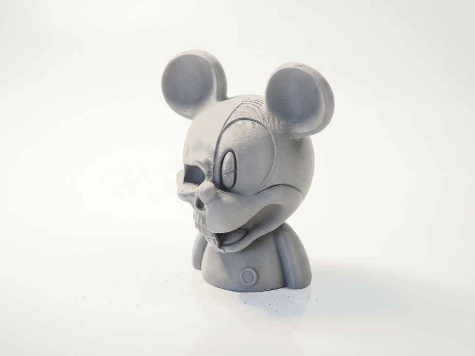 Mickey Mouse Skull Bust Sculpture 3D Printable