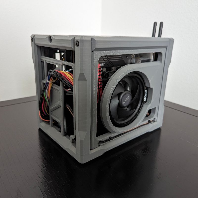 LittleBlock | A simple compact ITX PC case by THEscurge | Download free ...