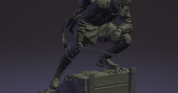 The flamethrower by Aleks504 | Download free STL model | Printables.com - 3D model önizlemesi