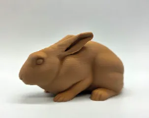 Alert Realistic Rabbit